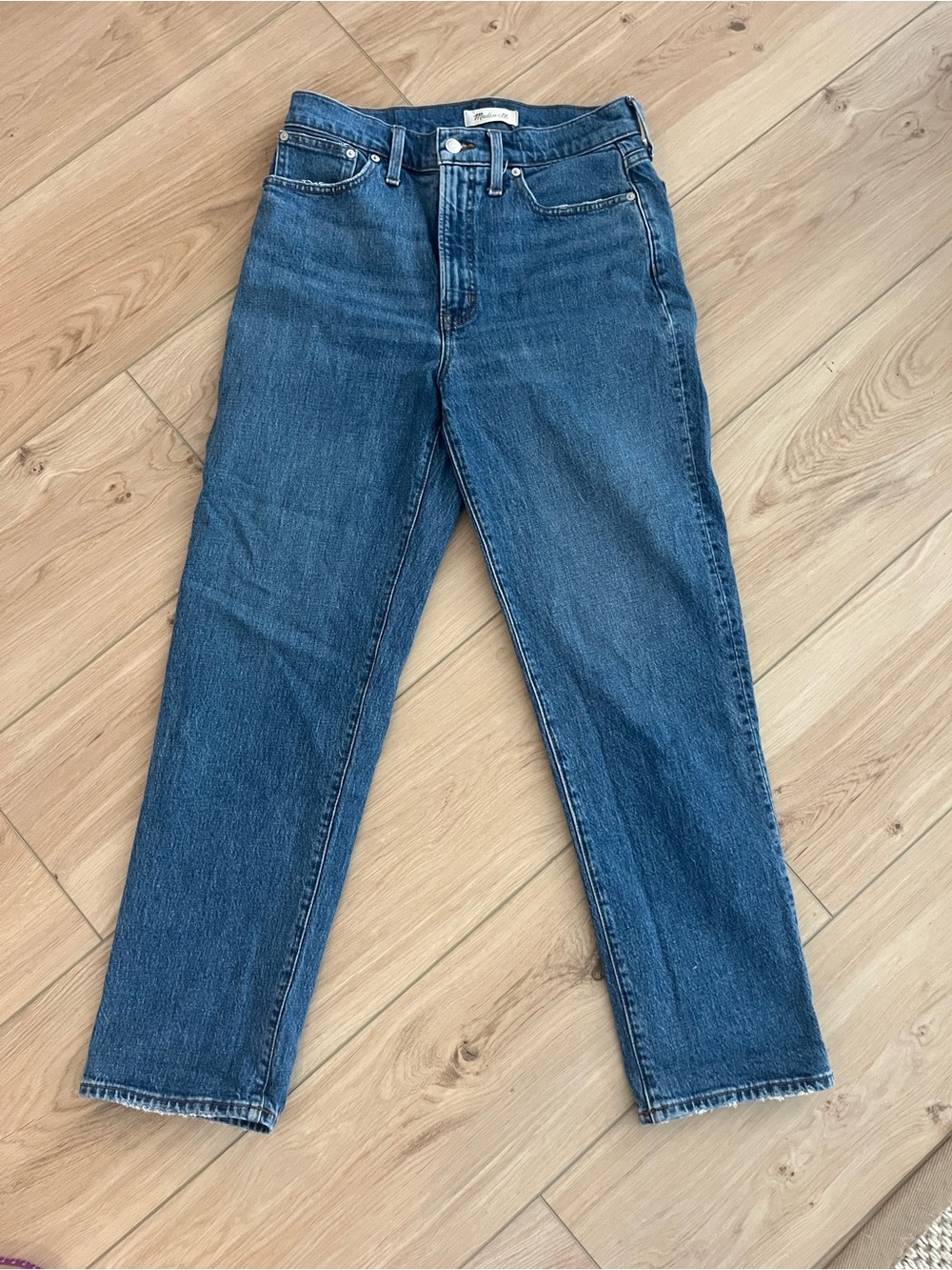 Madewell High-Rise Straight Leg Jeans size 28
